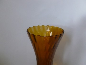 Mooie vintage glazen vaas