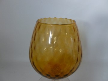 Leuk vintage glasvaas, jaren 50