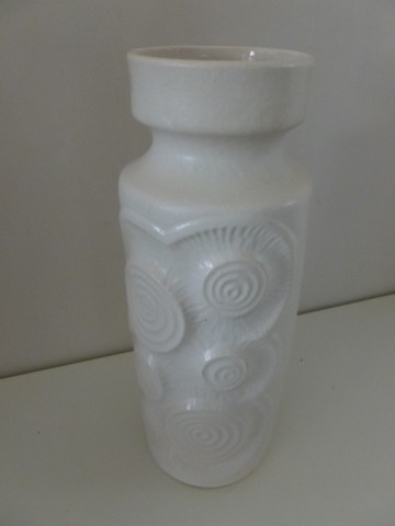 Witte W-Germany vaas van Bay, 85-40cm