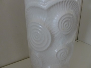 Witte W-Germany vaas van Bay, 85-40cm