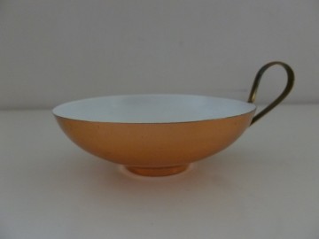 Koperen vintage kopjes van Matrau