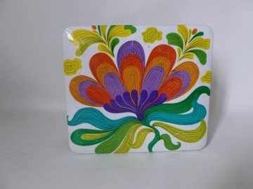 Leuk vrolijk retro blik.