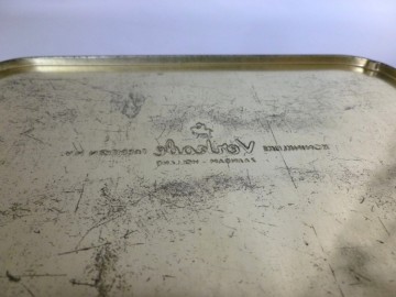 Leuk vrolijk retro blik van Verkade.